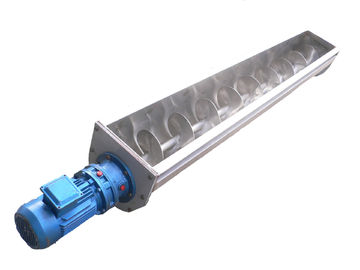 Flexible Ss Dewatering Shaftless Screw Conveyor Safety , Tube Screw Conveyor  Engineering